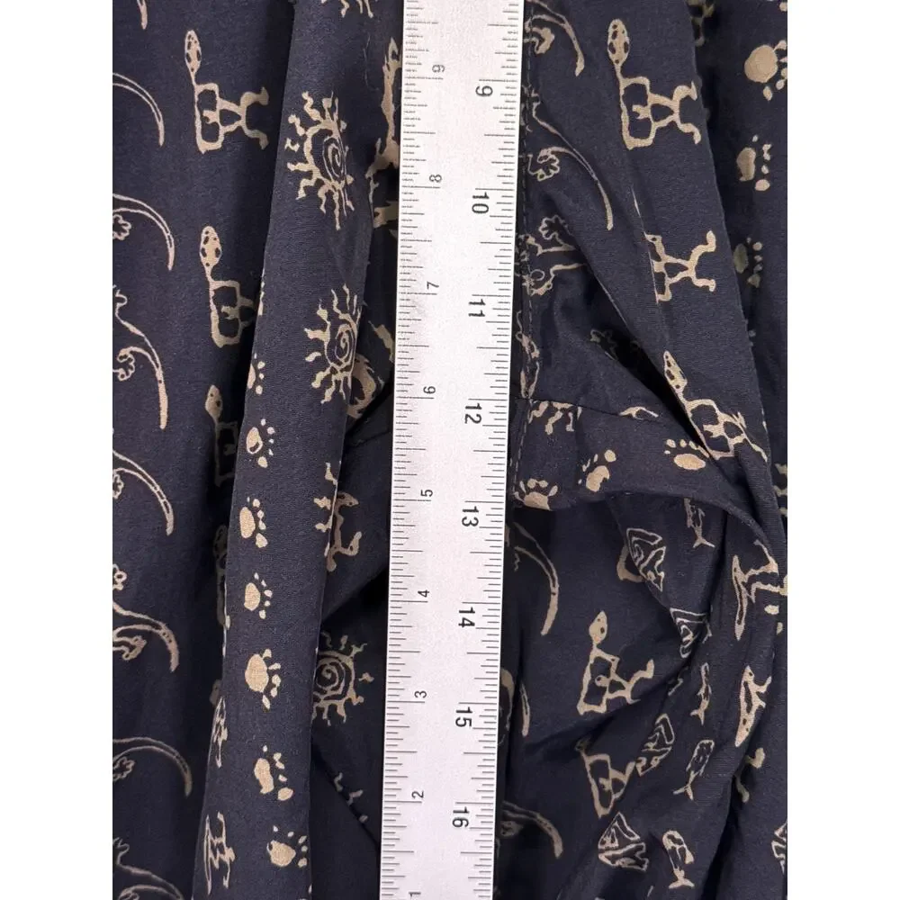 Vintage Gecko Hawaii Pants Medium Mens Retro Wave All Over Print